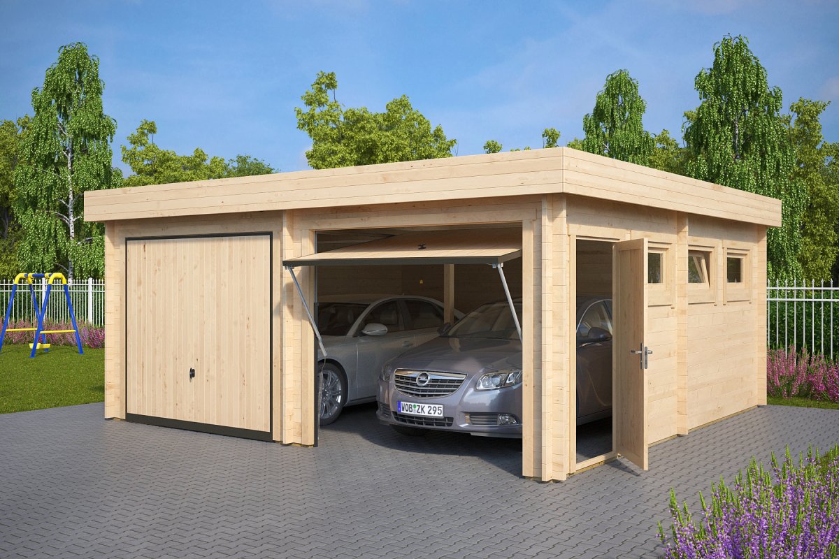 timber car garage